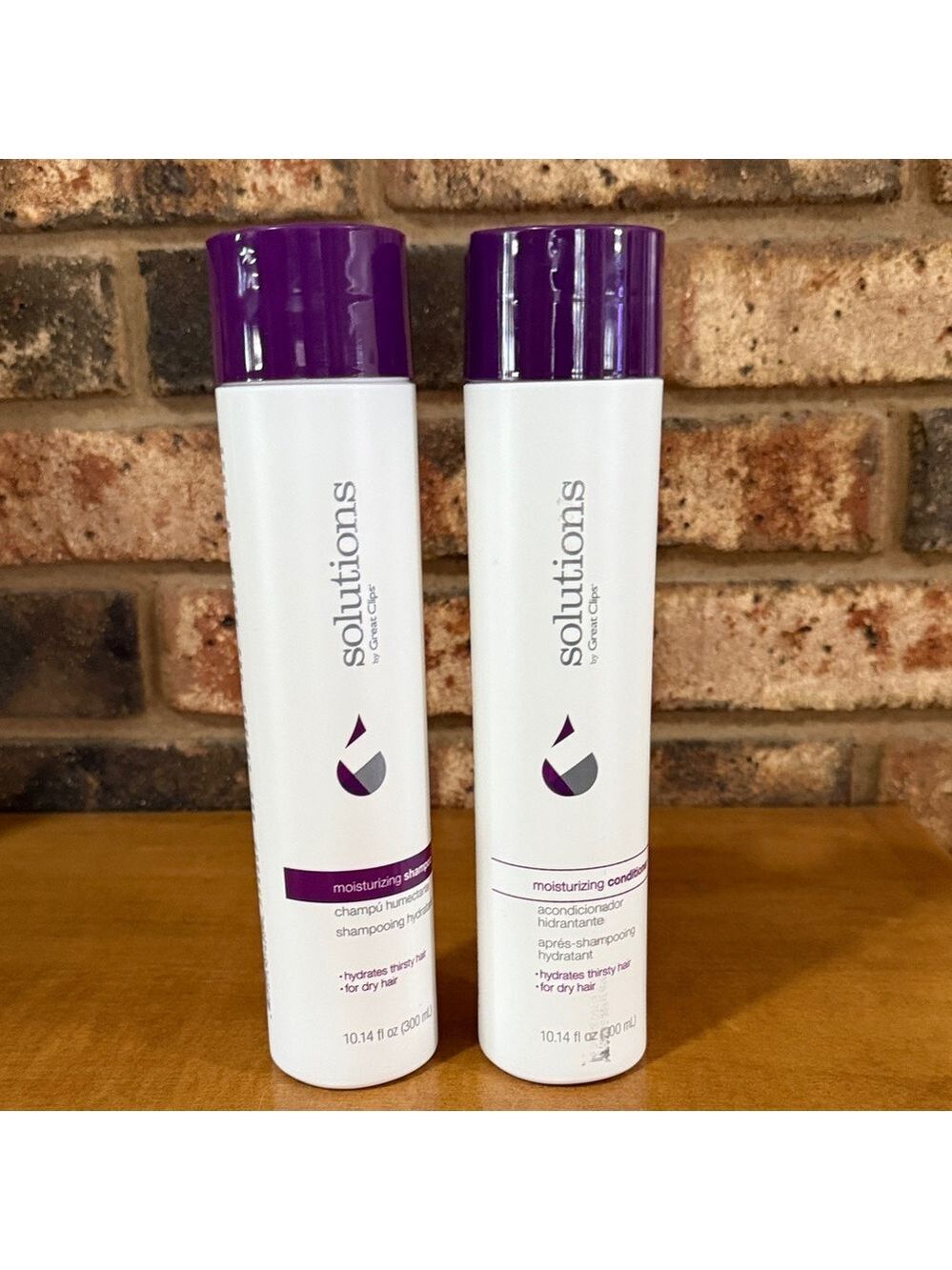 Solutions by Great Clips NEW Moisterizing shampoo and conditioner set